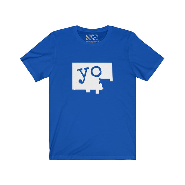 The Town "YO" (White) Unisex Jersey Short Sleeve Tee