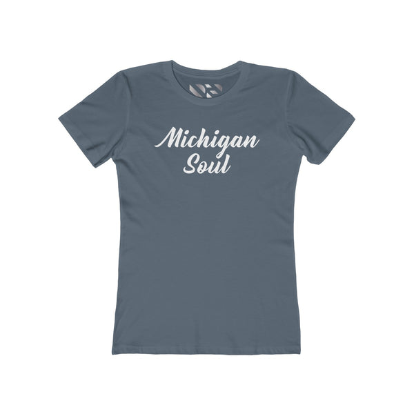 "Michigan Soul" Women's The Boyfriend Tee
