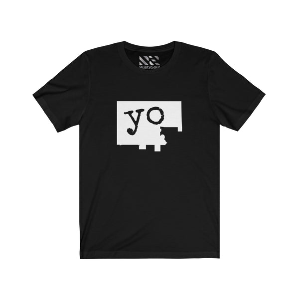The Town "YO" (White) Unisex Jersey Short Sleeve Tee