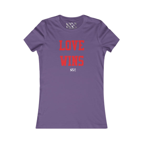 Love Wins (Red) Women's Favorite Tee