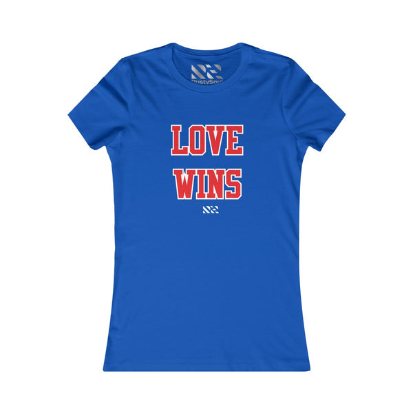 Love Wins (Red & White) Women's Favorite Tee