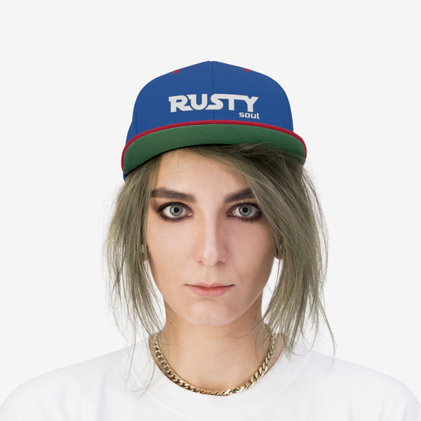 RustySoul Unisex Flat Bill Hat