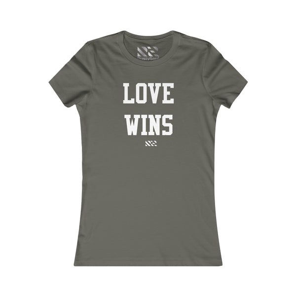Love Wins (White) Women's Favorite Tee