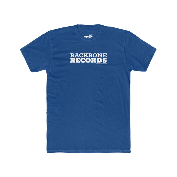 BACKBONE RECORDS Men's Cotton Crew Tee