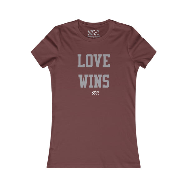 Love Wins (Gray) Women's Favorite Tee