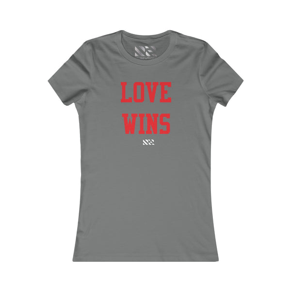 Love Wins (Red) Women's Favorite Tee