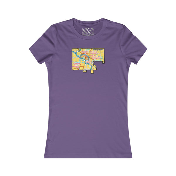 The Town "Map" Women's Favorite Tee