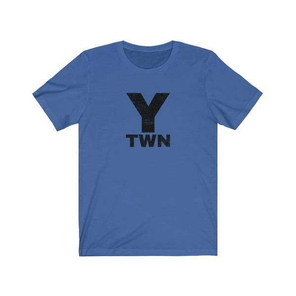 "Y TWN" Men's Cotton Crew Tee