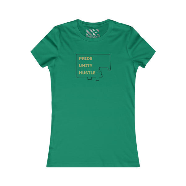 The Town "PRIDE UNITY HUSTLE" Women's Favorite Tee