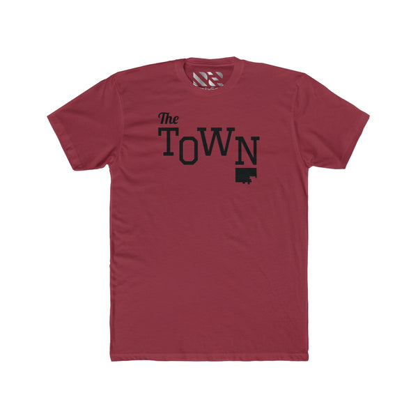 The Town 2 (Black) Men's Cotton Crew Tee