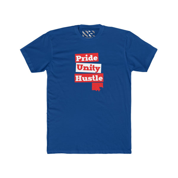 "Pride Unity Hustle" Men's Cotton Crew Tee