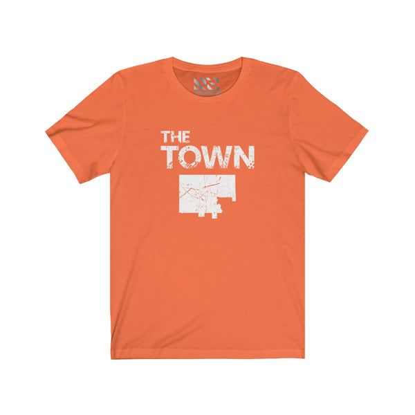 The Town 3 (White) Unisex Jersey Short Sleeve Tee