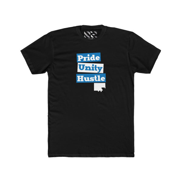 "Pride Unity Hustle" Men's Cotton Crew Tee