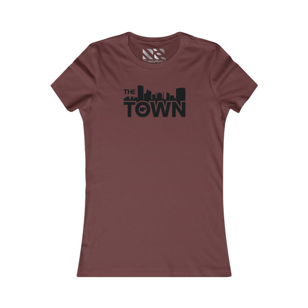 The Town "Skyline" (Black) Women's Favorite Tee