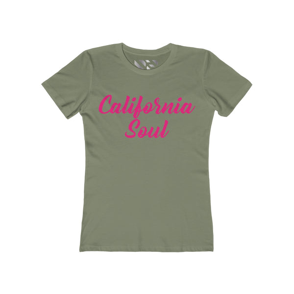 California Soul" Women's The Boyfriend Tee