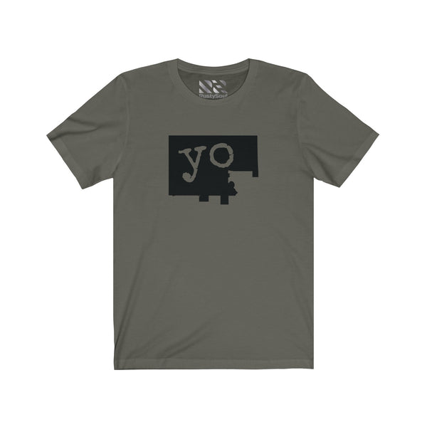 The Town "YO" (Black) Unisex Jersey Short Sleeve Tee