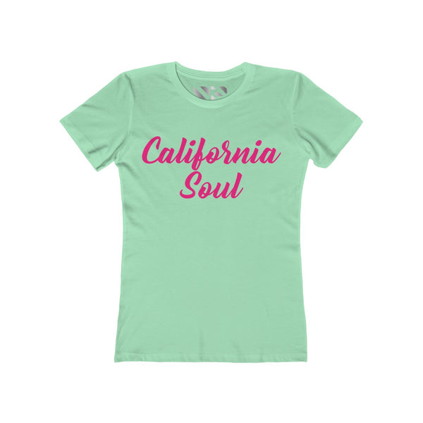 California Soul" Women's The Boyfriend Tee