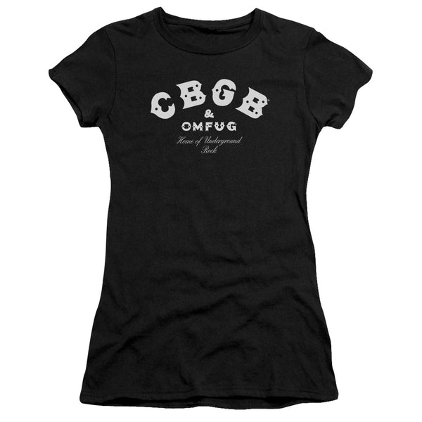 Cbgb - Classic Logo Short Sleeve Junior Sheer