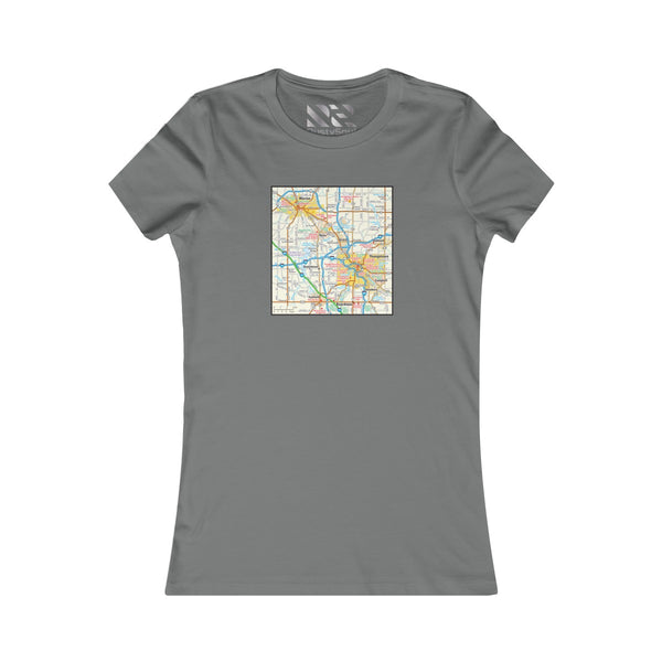 The Town "Map" 2 Women's Favorite Tee