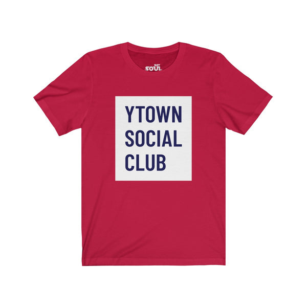 Y TOWN SOCIAL CLUB Unisex Jersey Short Sleeve Tee