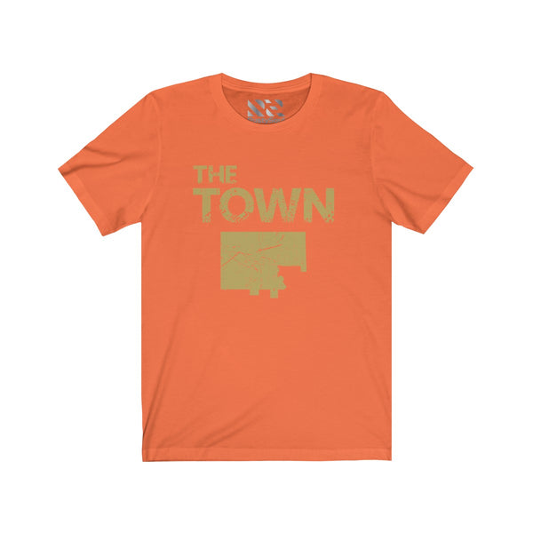 The Town 3 (Gold) Unisex Jersey Short Sleeve Tee