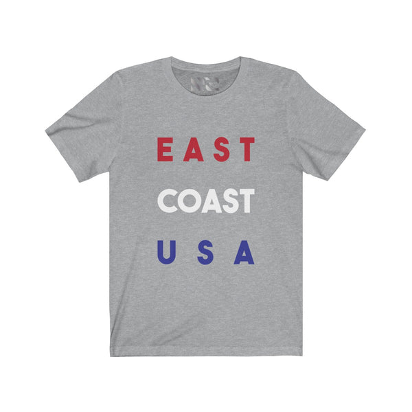 "East Coast USA" Unisex Jersey Short Sleeve Tee