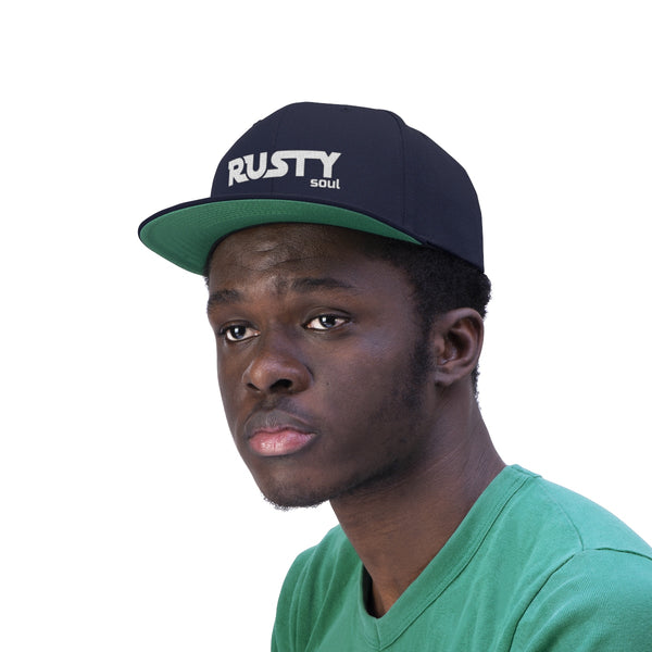 RustySoul Unisex Flat Bill Hat