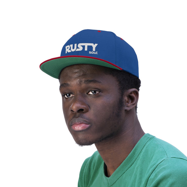 RustySoul Unisex Flat Bill Hat