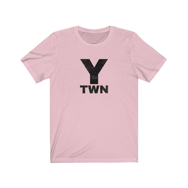 "Y TWN" Men's Cotton Crew Tee