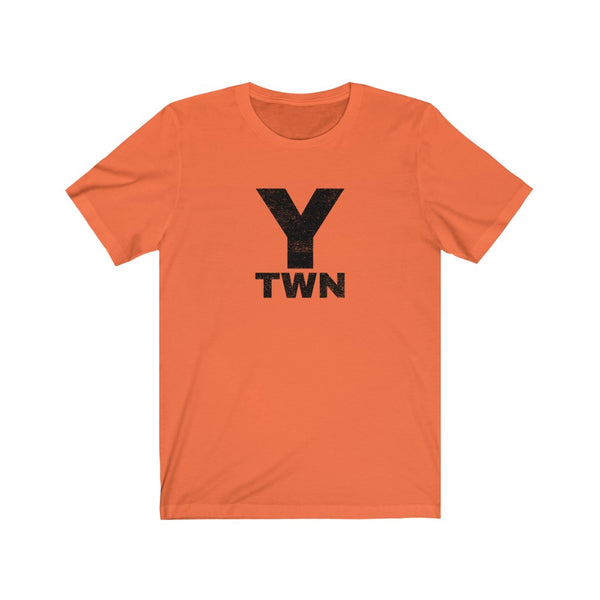"Y TWN" Men's Cotton Crew Tee
