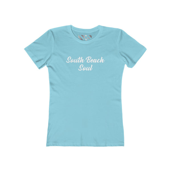 "South Beach Soul" Women's The Boyfriend Tee