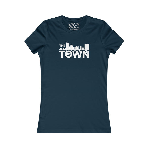 The Town "Skyline" (White) Women's Favorite Tee