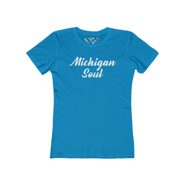 "Michigan Soul" Women's The Boyfriend Tee