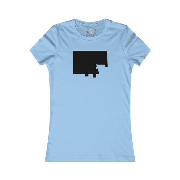 The Town "Silhouette" (Black) Women's Favorite Tee