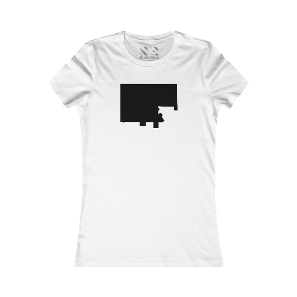 The Town "Silhouette" (Black) Women's Favorite Tee