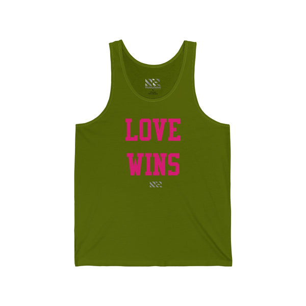 "LOVE WINS" Unisex Jersey Tank