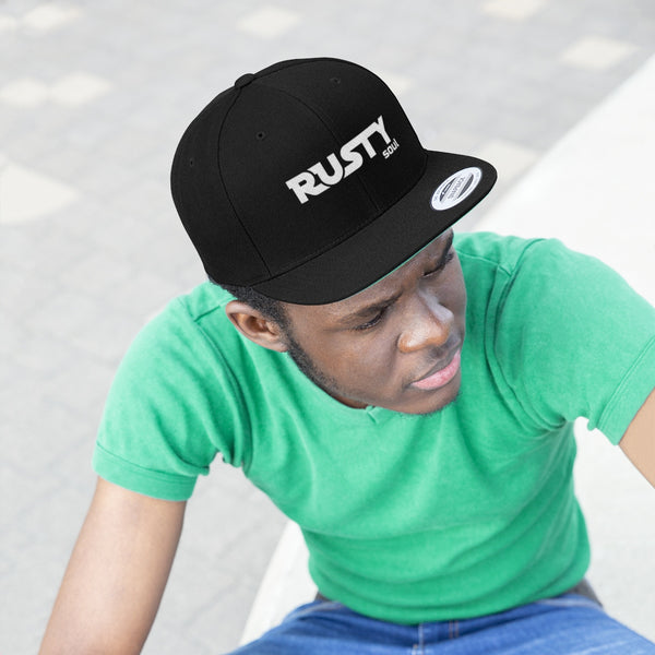 RustySoul Unisex Flat Bill Hat