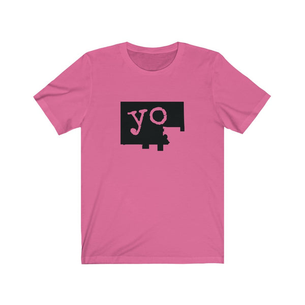 The Town "YO" (Black) Unisex Cotton Crew Tee