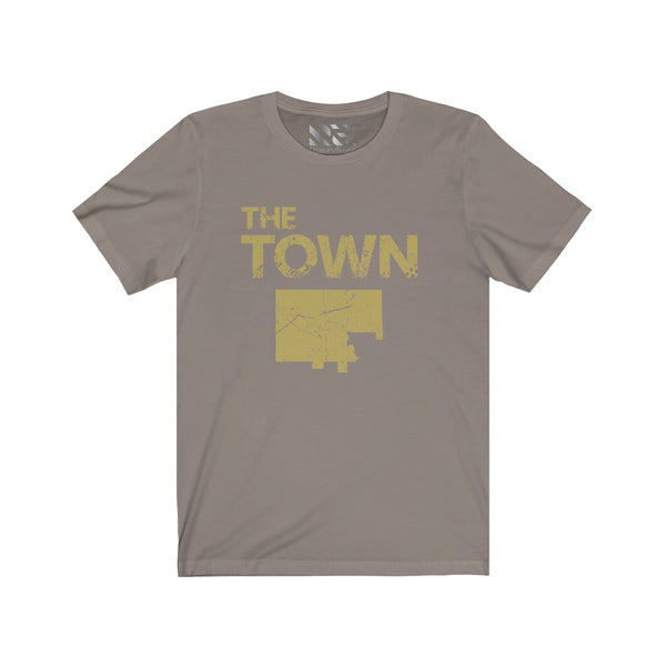 The Town 3 (Gold) Unisex Jersey Short Sleeve Tee