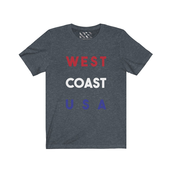 "West Coast USA" Unisex Jersey Short Sleeve Tee