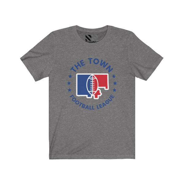 The Town "Football League" Unisex Jersey Short Sleeve Tee