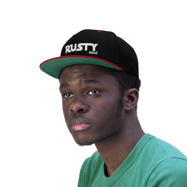 RustySoul Unisex Flat Bill Hat