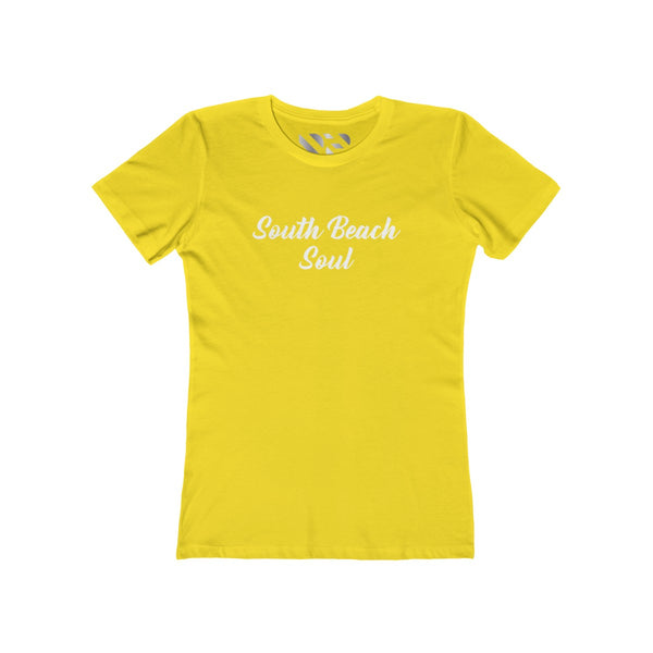 "South Beach Soul" Women's The Boyfriend Tee