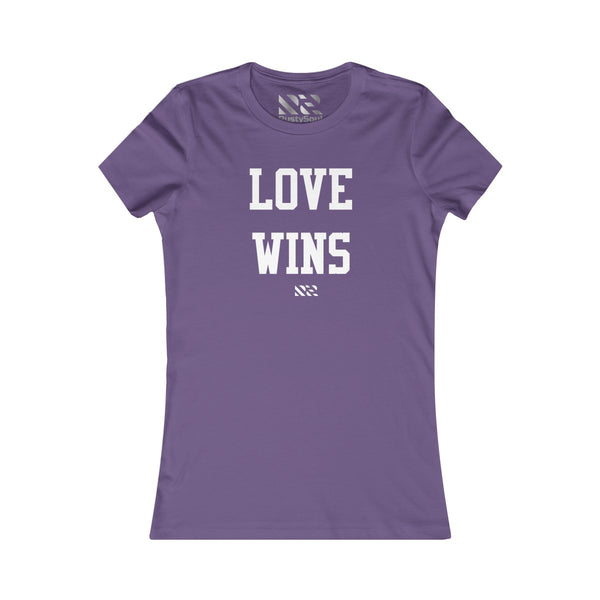 Love Wins (White) Women's Favorite Tee