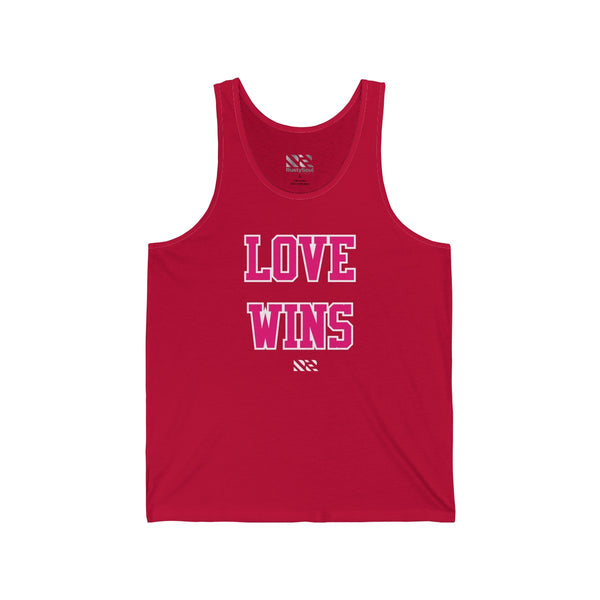"LOVE WINS" Unisex Jersey Tank