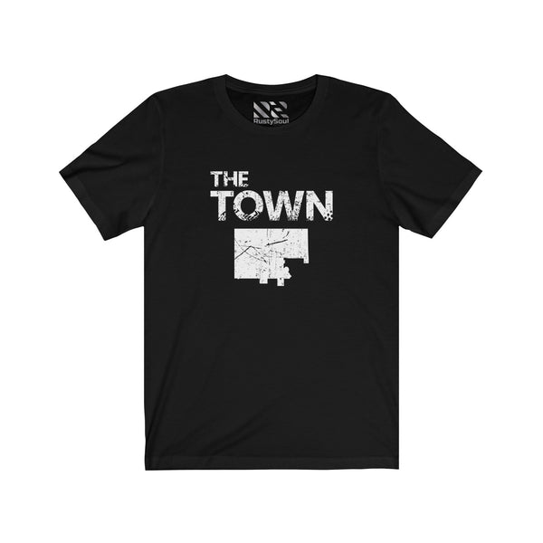 The Town 3 (White) Unisex Jersey Short Sleeve Tee