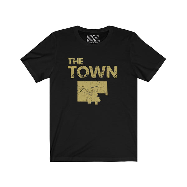 The Town 3 (Gold) Unisex Jersey Short Sleeve Tee