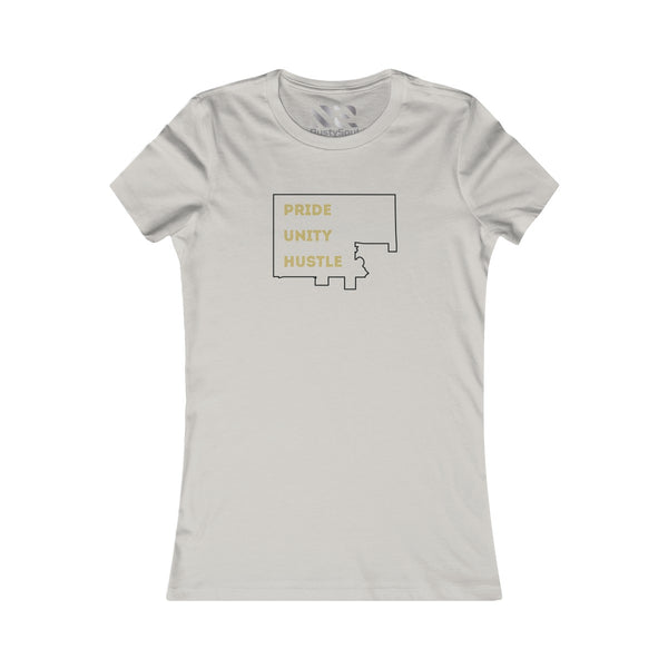 The Town "PRIDE UNITY HUSTLE" Women's Favorite Tee