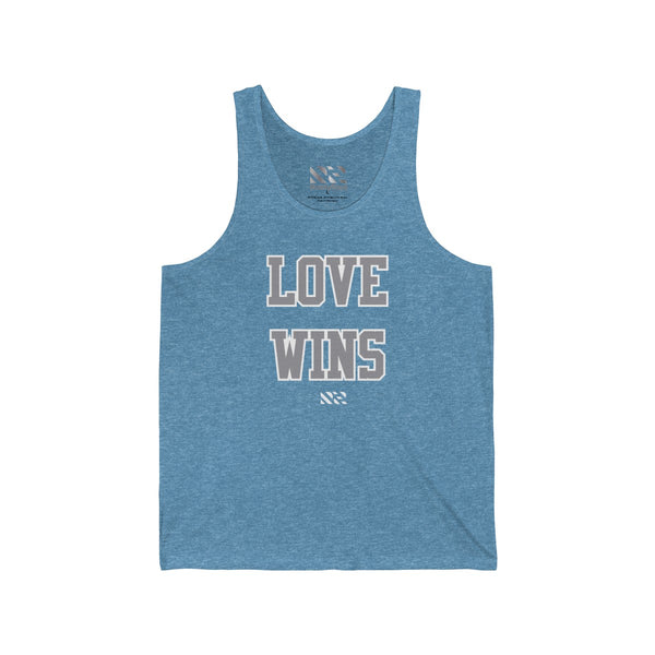 "LOVE WINS" Unisex Jersey Tank