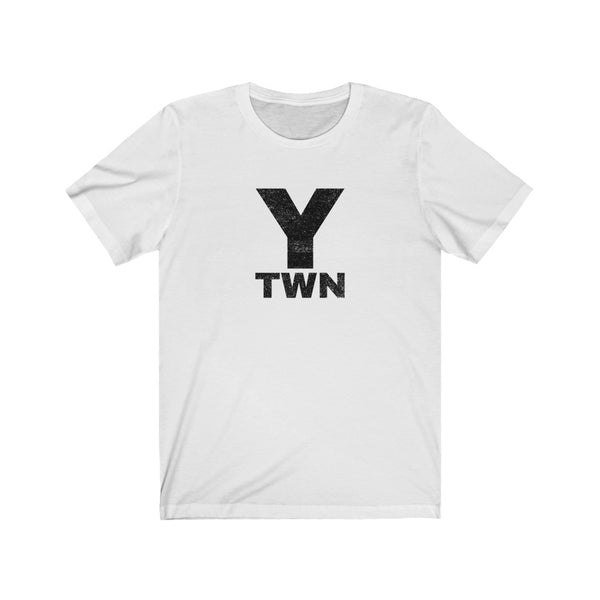 "Y TWN" Men's Cotton Crew Tee